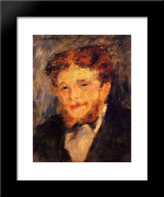Portrait Of Eugene Pierre Lestringuez 20x24 Black Modern Wood Framed Art Print Poster by Renoir, Pierre Auguste