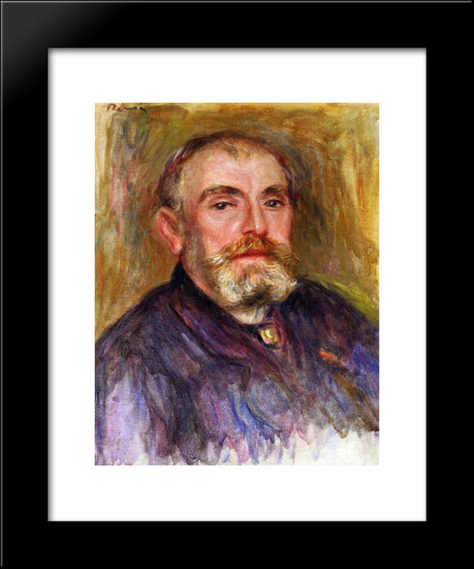 Portrait Of Henri Lerolle 20x24 Black Modern Wood Framed Art Print Poster by Renoir, Pierre Auguste