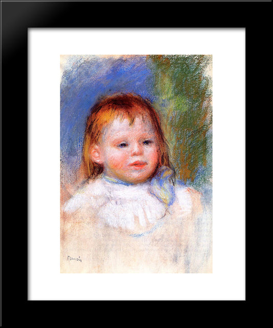 Portrait Of Jean Renoir 20x24 Black Modern Wood Framed Art Print Poster by Renoir, Pierre Auguste