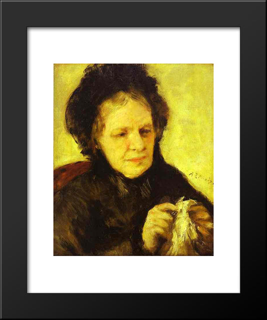 Portrait Of Mme. Theodore Charpentier 20x24 Black Modern Wood Framed Art Print Poster by Renoir, Pierre Auguste