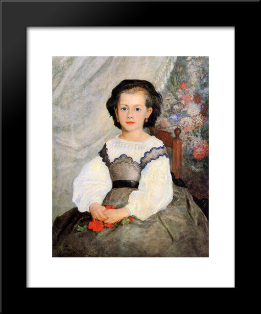 Romaine Lascaux 20x24 Black Modern Wood Framed Art Print Poster by Renoir, Pierre Auguste