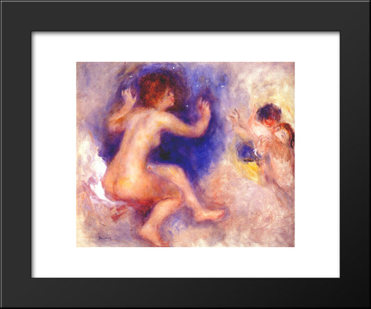 Study For Scene From Tannhauser 20x24 Black Modern Wood Framed Art Print Poster by Renoir, Pierre Auguste