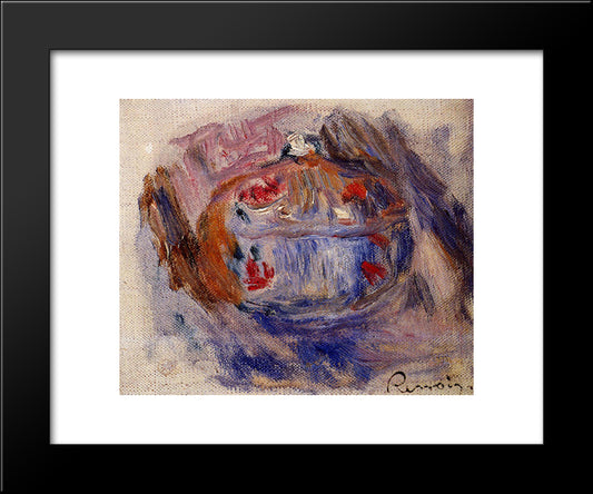 Sugar Bowl 20x24 Black Modern Wood Framed Art Print Poster by Renoir, Pierre Auguste