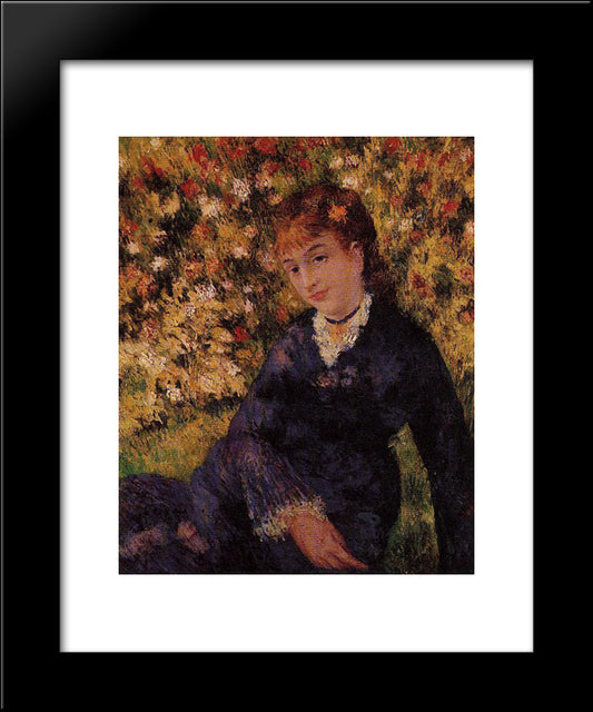 Summer 20x24 Black Modern Wood Framed Art Print Poster by Renoir, Pierre Auguste