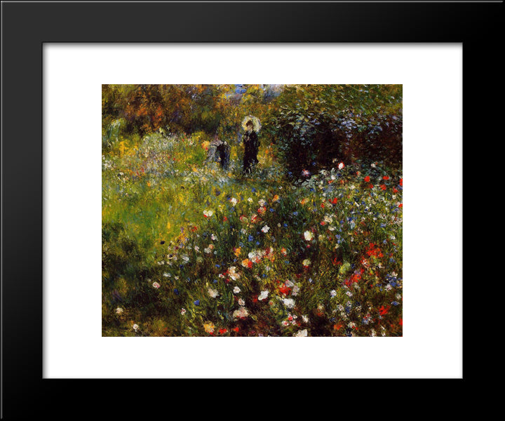 Summer Landscape 20x24 Black Modern Wood Framed Art Print Poster by Renoir, Pierre Auguste