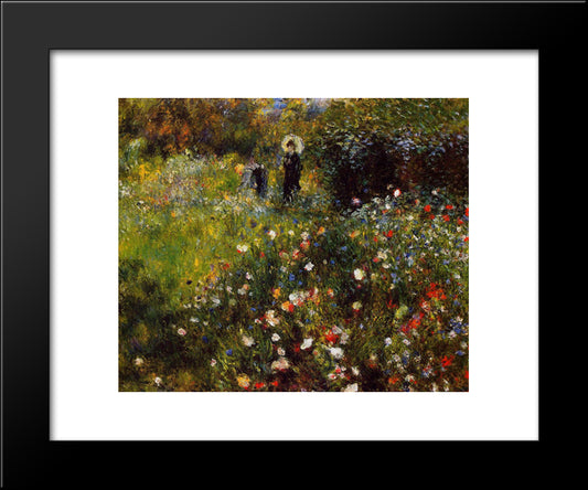 Summer Landscape 20x24 Black Modern Wood Framed Art Print Poster by Renoir, Pierre Auguste