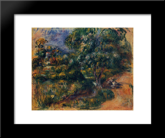 The Beal 20x24 Black Modern Wood Framed Art Print Poster by Renoir, Pierre Auguste