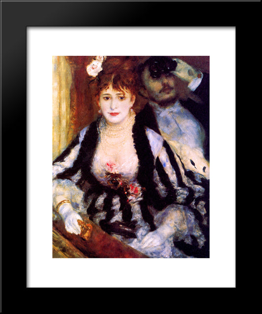 The Box 20x24 Black Modern Wood Framed Art Print Poster by Renoir, Pierre Auguste