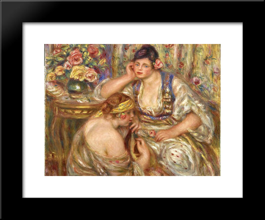 The Concert 20x24 Black Modern Wood Framed Art Print Poster by Renoir, Pierre Auguste