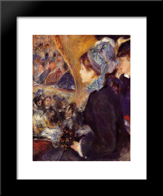 The First Outing 20x24 Black Modern Wood Framed Art Print Poster by Renoir, Pierre Auguste