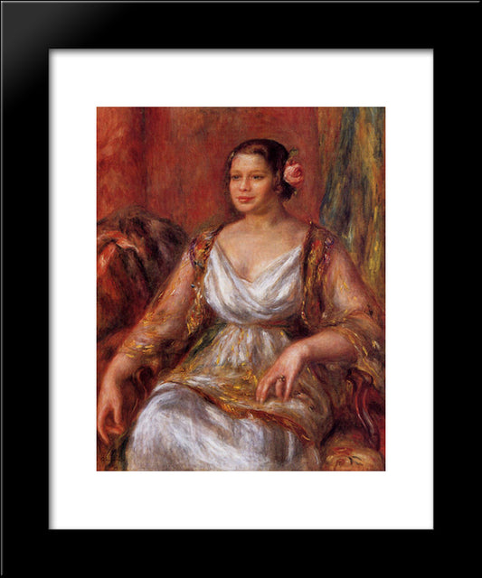 Tilla Durieux 20x24 Black Modern Wood Framed Art Print Poster by Renoir, Pierre Auguste