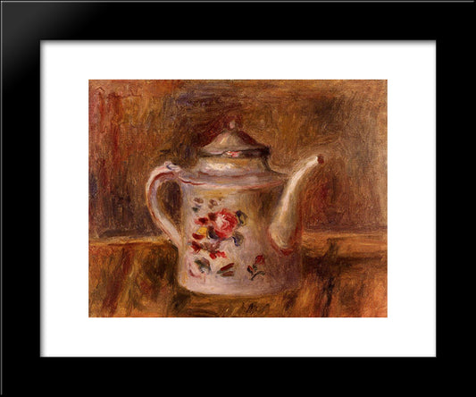 Watering Can 20x24 Black Modern Wood Framed Art Print Poster by Renoir, Pierre Auguste