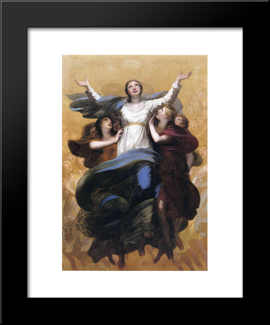 Assumption Of The Virgin 20x24 Black Modern Wood Framed Art Print Poster by Prud'hon, Pierre Paul