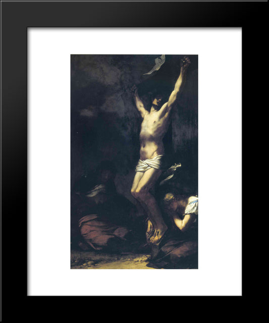 Crucifixion 20x24 Black Modern Wood Framed Art Print Poster by Prud'hon, Pierre Paul