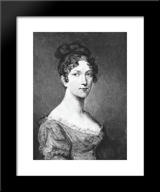 Elisa Bonaparte, Napoleon'S Eldest Sister 20x24 Black Modern Wood Framed Art Print Poster by Prud'hon, Pierre Paul