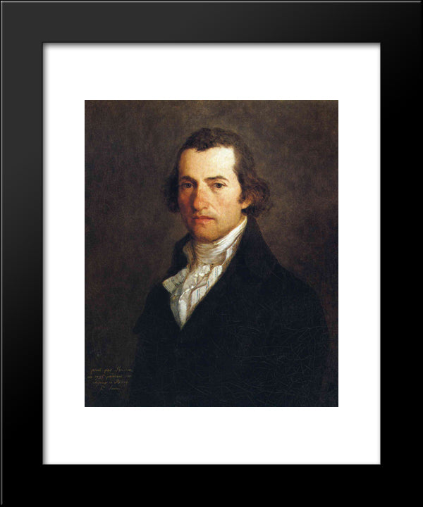 Etienne Renon De Franois 20x24 Black Modern Wood Framed Art Print Poster by Prud'hon, Pierre Paul