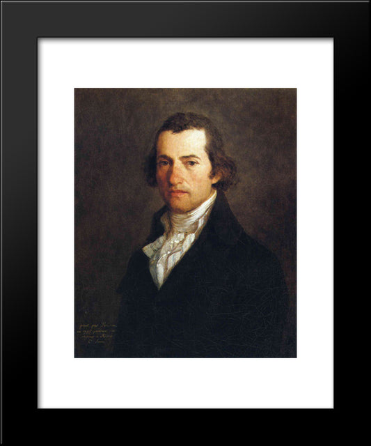 Etienne Renon De Franois 20x24 Black Modern Wood Framed Art Print Poster by Prud'hon, Pierre Paul