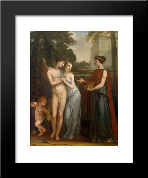 Innocence Preferring Love To Wealth 20x24 Black Modern Wood Framed Art Print Poster by Prud'hon, Pierre Paul