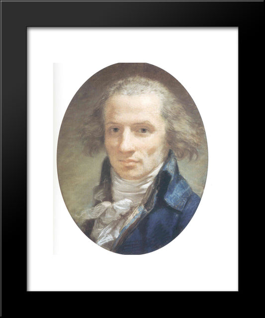 Nicolas Perchet 20x24 Black Modern Wood Framed Art Print Poster by Prud'hon, Pierre Paul