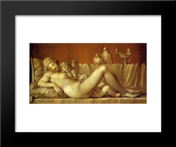 The Night 20x24 Black Modern Wood Framed Art Print Poster by Prud'hon, Pierre Paul