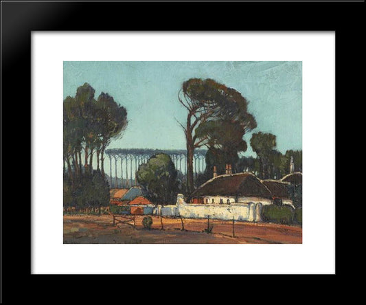 At Claremont, Cape Province 20x24 Black Modern Wood Framed Art Print Poster by Wenning, Pieter