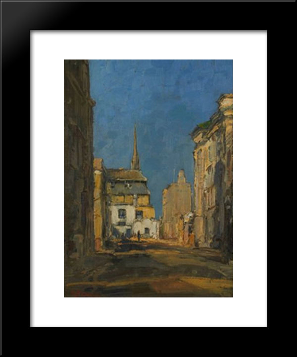 Keerom Street, Cape Town 20x24 Black Modern Wood Framed Art Print Poster by Wenning, Pieter