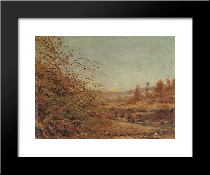 Landscape Vanderhovensdrif, Apies River, Pretoria 20x24 Black Modern Wood Framed Art Print Poster by Wenning, Pieter