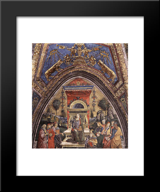 The Arithmetic 20x24 Black Modern Wood Framed Art Print Poster by Pinturicchio