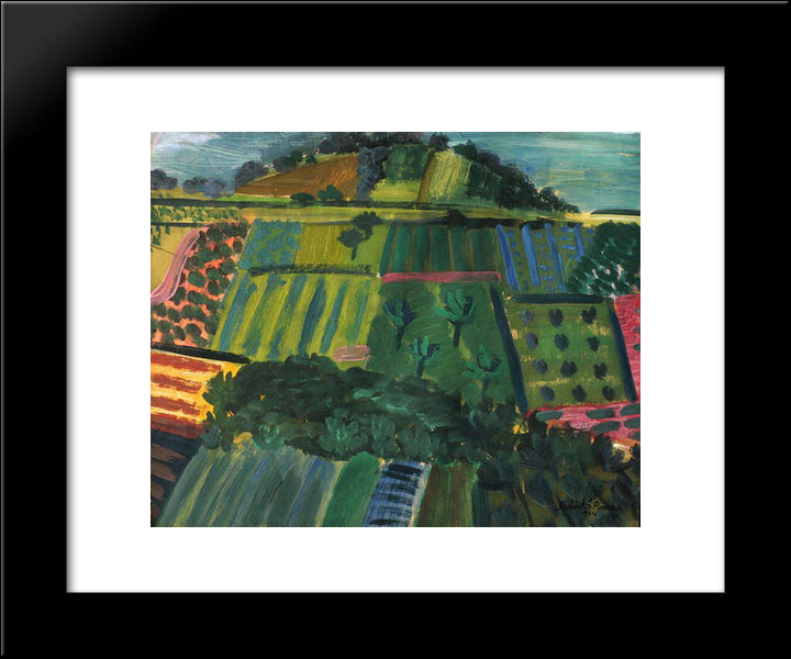 Hillside 20x24 Black Modern Wood Framed Art Print Poster by Szanto, Piroska