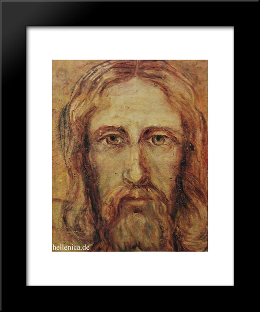 Hagiography 20x24 Black Modern Wood Framed Art Print Poster by Lembesis, Polychronis