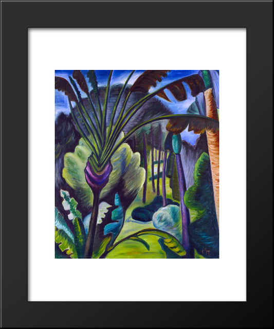 In Bermuda 20x24 Black Modern Wood Framed Art Print Poster by Heward, Prudence