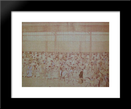 The Imperial Examinations 20x24 Black Modern Wood Framed Art Print Poster by Qiu Ying