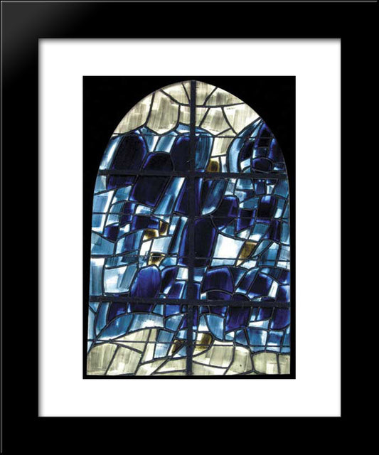 Eglise De Varengeville - Sur - Mer 20x24 Black Modern Wood Framed Art Print Poster by Ubac, Raoul