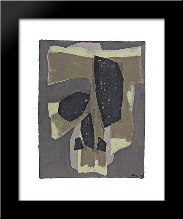 Kreuzweg 20x24 Black Modern Wood Framed Art Print Poster by Ubac, Raoul