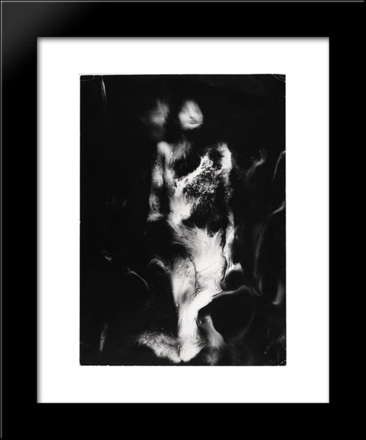 La Nebuleuse 20x24 Black Modern Wood Framed Art Print Poster by Ubac, Raoul