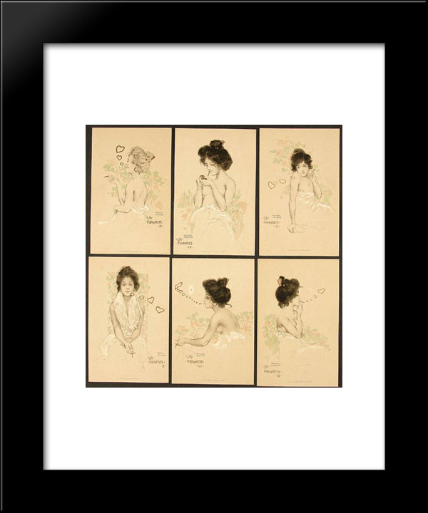 Favorite 20x24 Black Modern Wood Framed Art Print Poster by Kirchner, Raphael