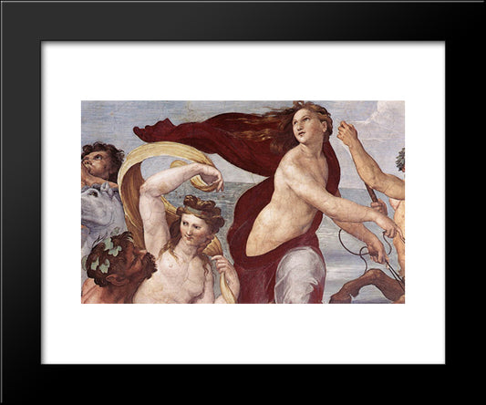 The Triumph Of Galatea (Detail) 20x24 Black Modern Wood Framed Art Print Poster by Raphael