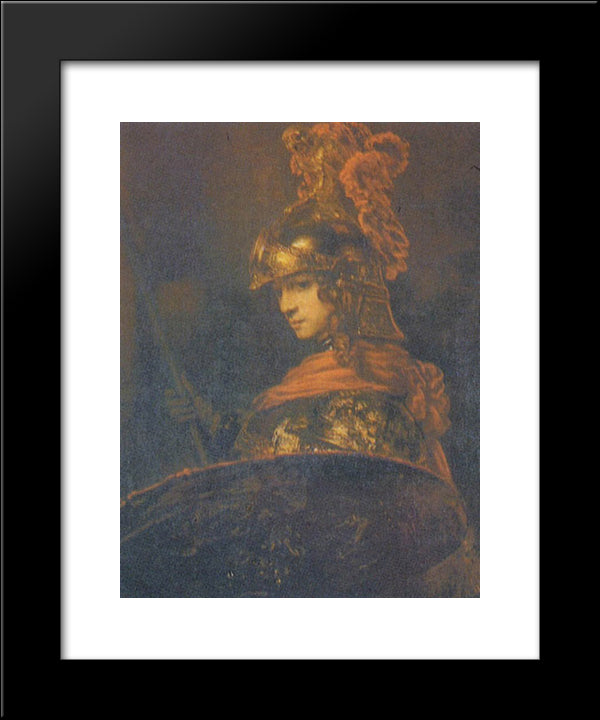 Alexander The Great 20x24 Black Modern Wood Framed Art Print Poster by Rembrandt