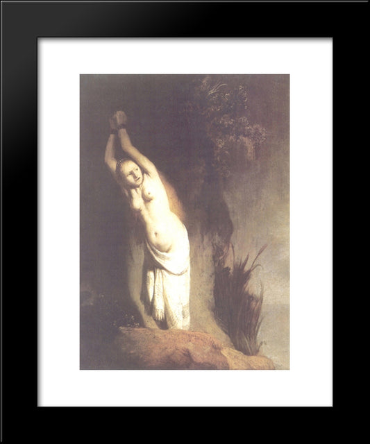 Andromeda 20x24 Black Modern Wood Framed Art Print Poster by Rembrandt