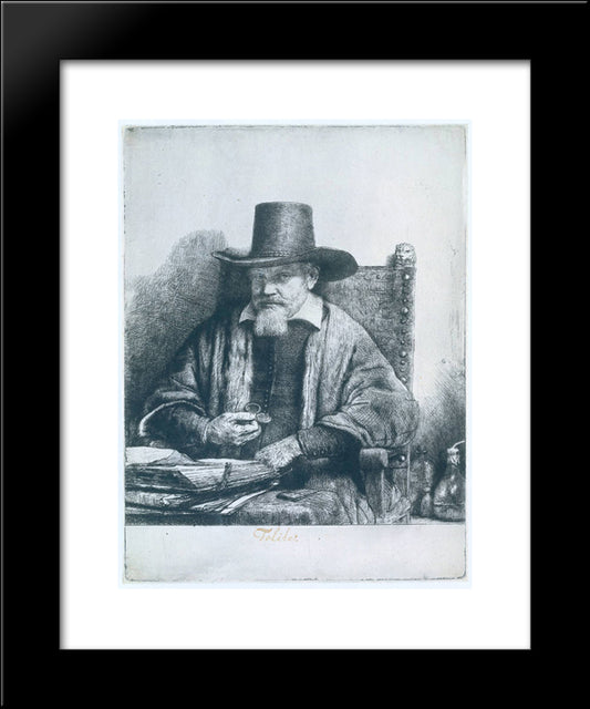 Arnold Tholinx 20x24 Black Modern Wood Framed Art Print Poster by Rembrandt