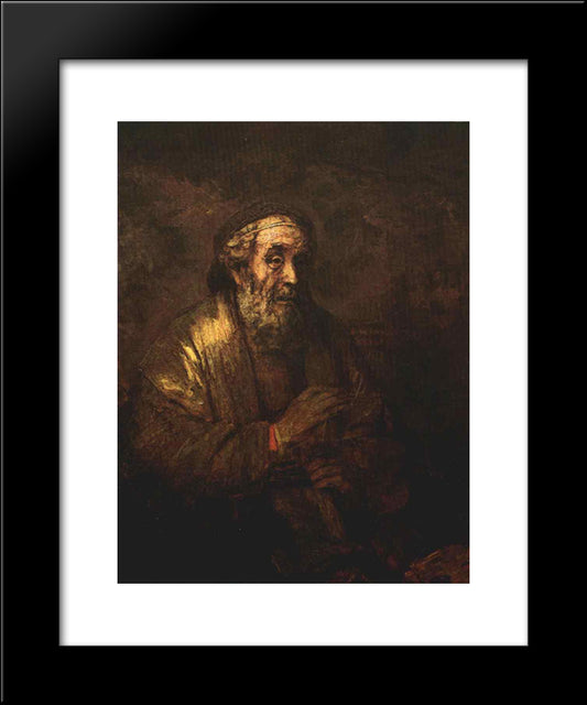 Homer 20x24 Black Modern Wood Framed Art Print Poster by Rembrandt