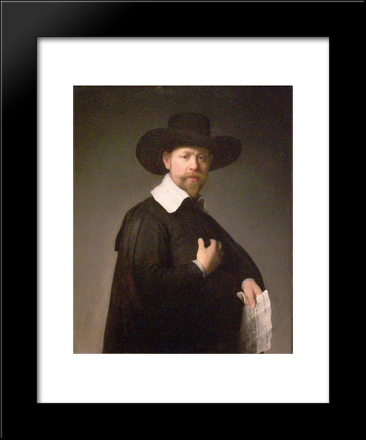 Marten Looten 20x24 Black Modern Wood Framed Art Print Poster by Rembrandt