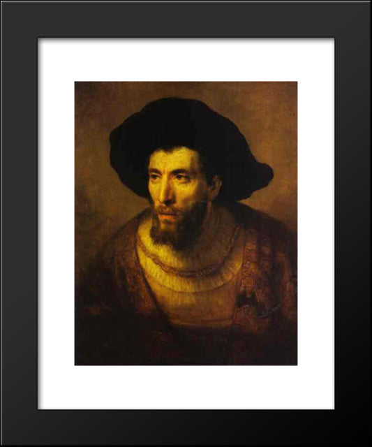 The Philosopher 20x24 Black Modern Wood Framed Art Print Poster by Rembrandt