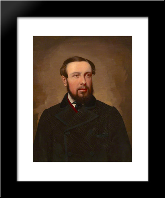 Dr William Orange 20x24 Black Modern Wood Framed Art Print Poster by Dadd, Richard