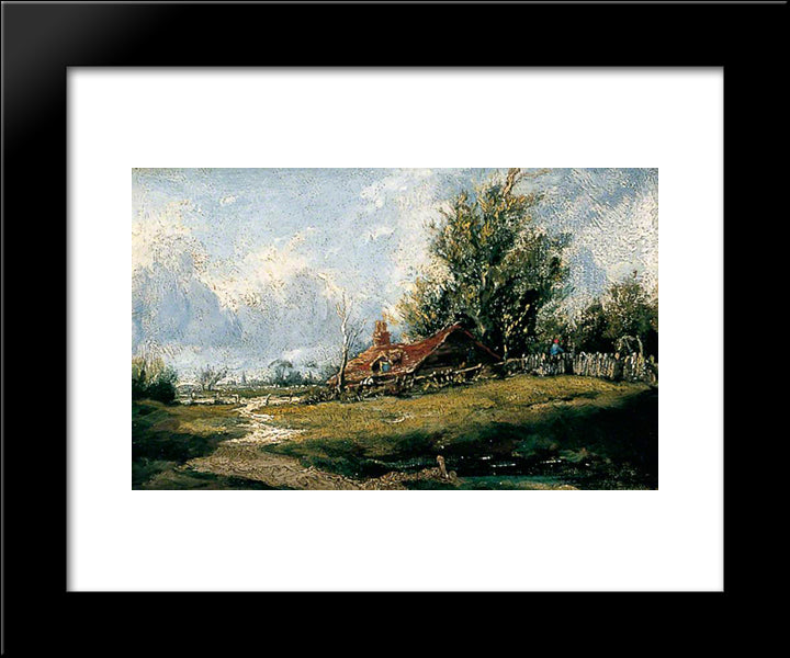 Landscape 20x24 Black Modern Wood Framed Art Print Poster by Dadd, Richard