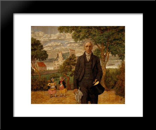 Sir Alexander Morison 20x24 Black Modern Wood Framed Art Print Poster by Dadd, Richard