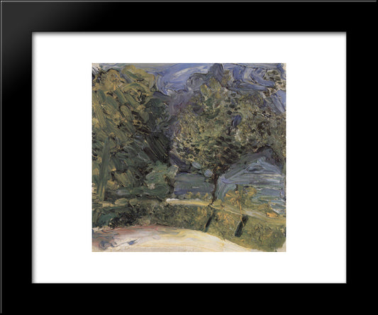 Embankment Near Gmunden 20x24 Black Modern Wood Framed Art Print Poster by Gerstl, Richard