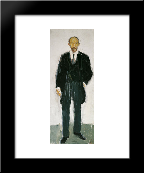 Ernst Diez I 20x24 Black Modern Wood Framed Art Print Poster by Gerstl, Richard