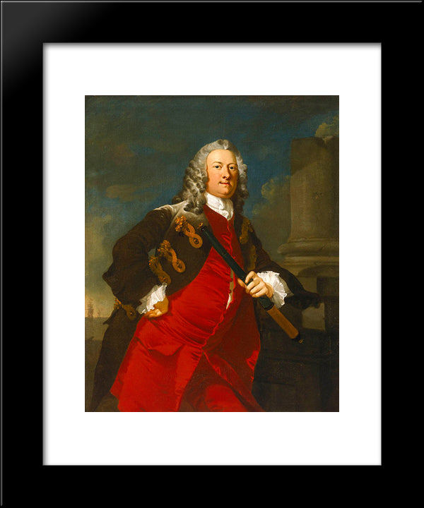 Commodore Thomas Smith 20x24 Black Modern Wood Framed Art Print Poster by Wilson, Richard