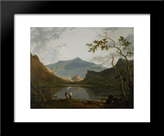 Snowdon From Llyn Nantlle 20x24 Black Modern Wood Framed Art Print Poster by Wilson, Richard